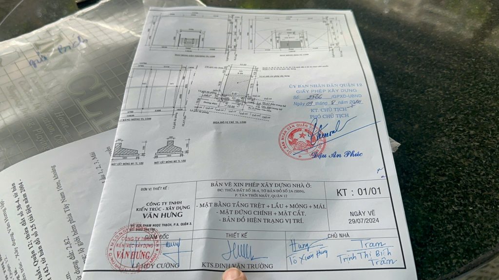 Xin Phép Xây Dựng Phường Trung Mỹ Tây