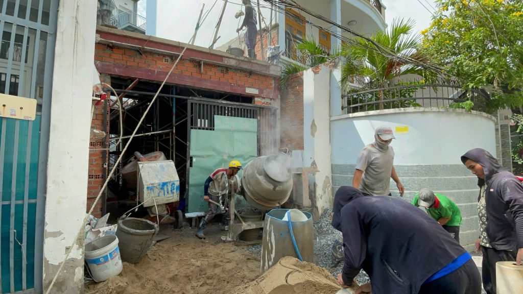 xây tầng hầm