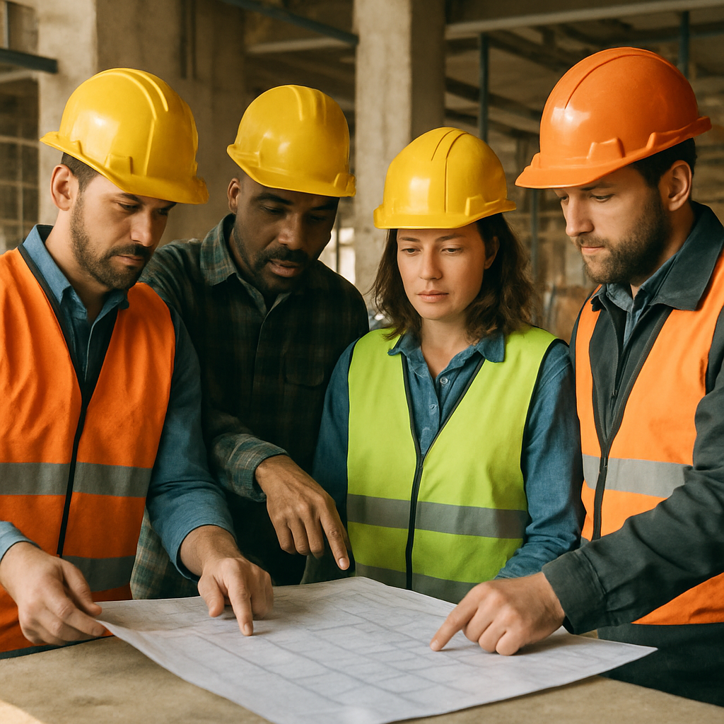 Construction team planning