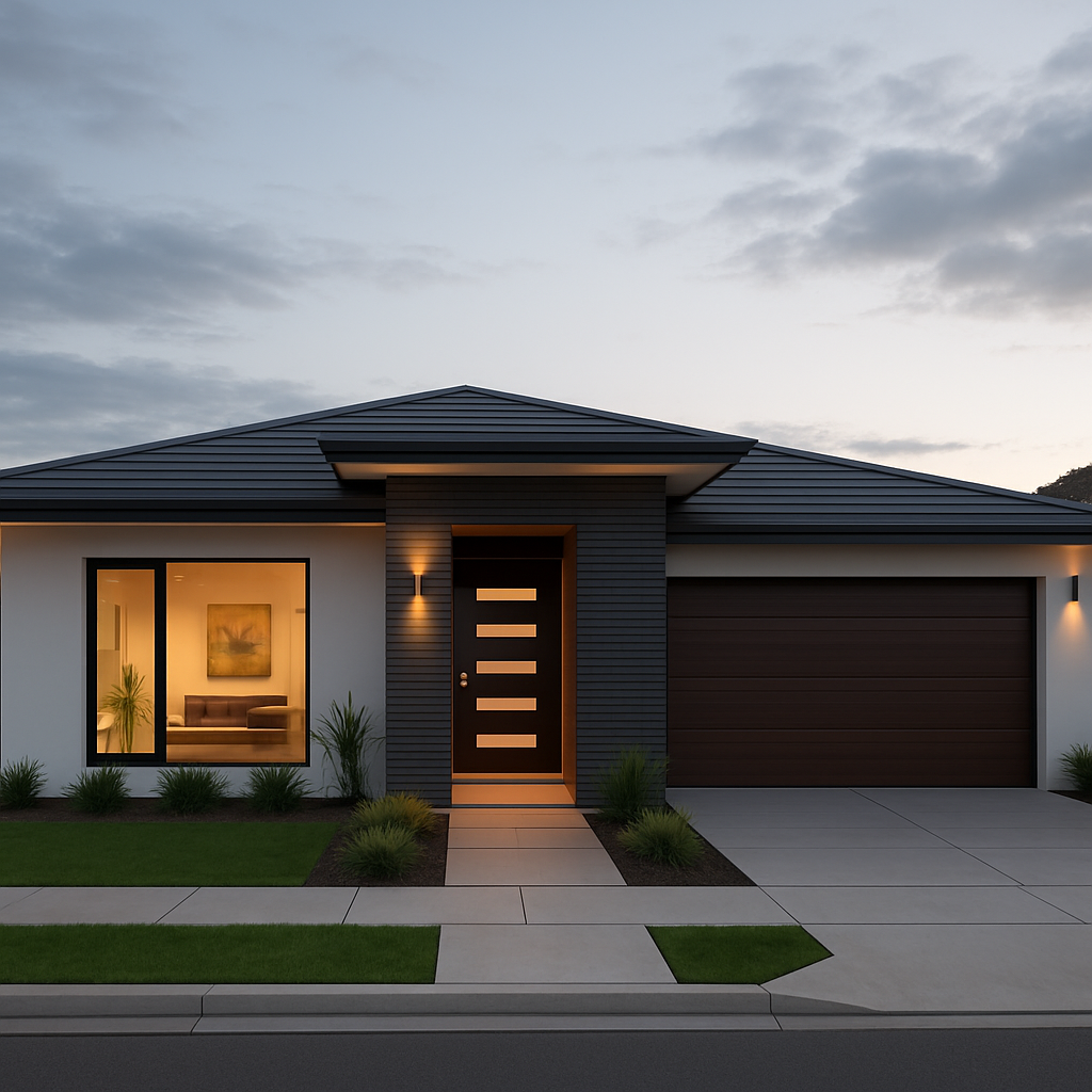 Modern single-story house design