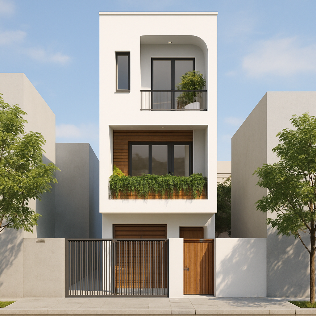 Thiết kế ngoại thất nhà phố