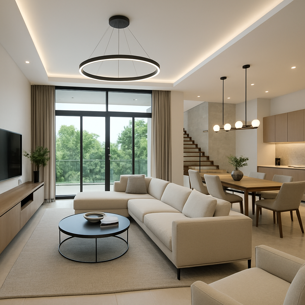 Thiết kế nội thất biệt thự hiện đại