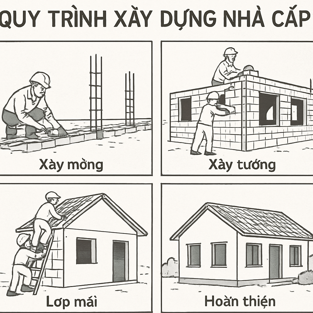 Quy trình xây dựng nhà cấp 4