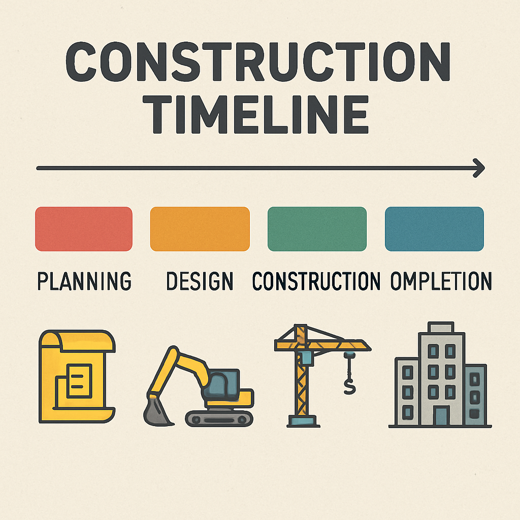 Construction timeline