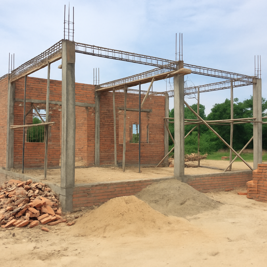 Quá trình thi công nhà cấp 4