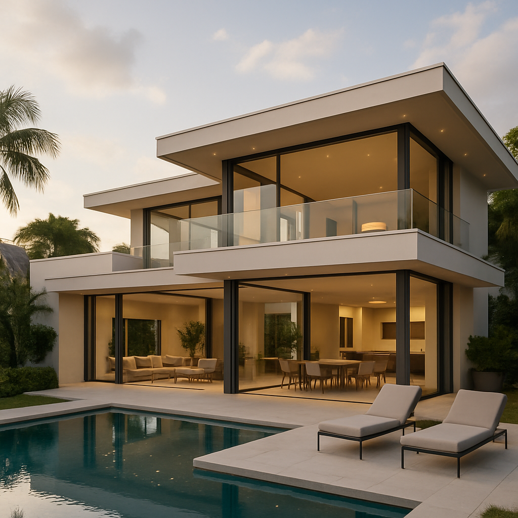 Mẫu biệt thự sang trọng với không gian mở