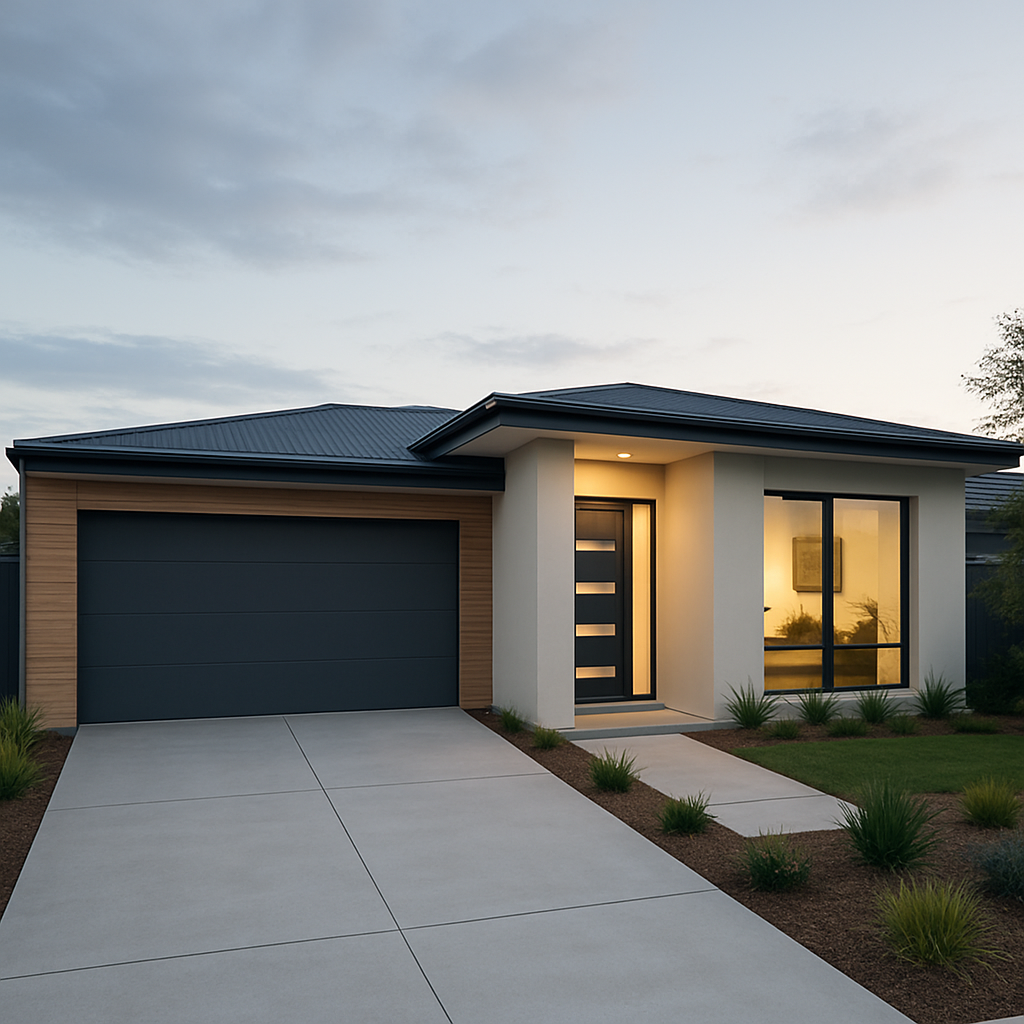 Modern single-story house design