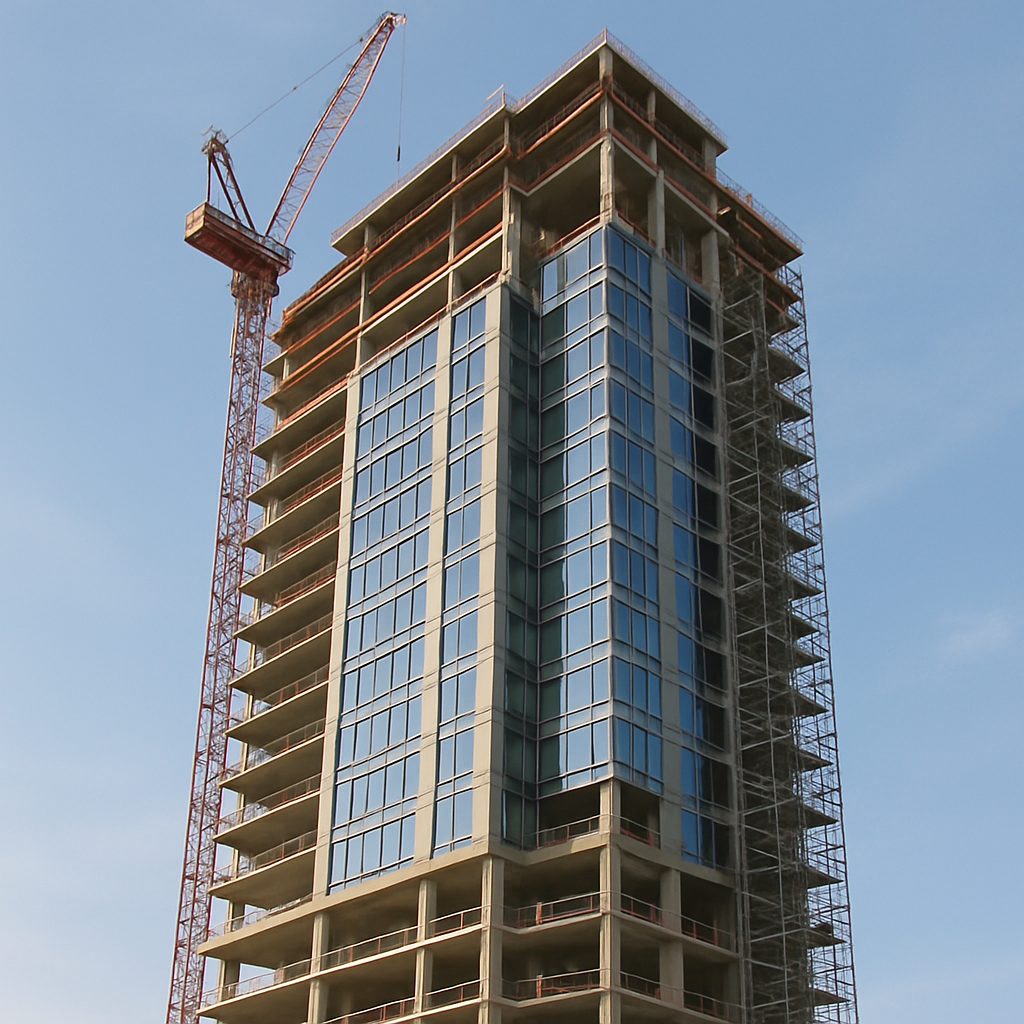 hình ảnh công trình xây dựng hiện đại