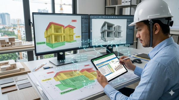 Hướng dẫn bạn cách tính chi phí xây nhà biệt thự