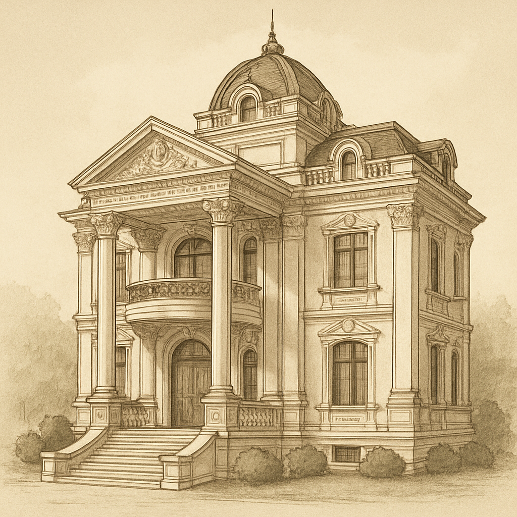 Mẫu thiết kế nhà cổ điển