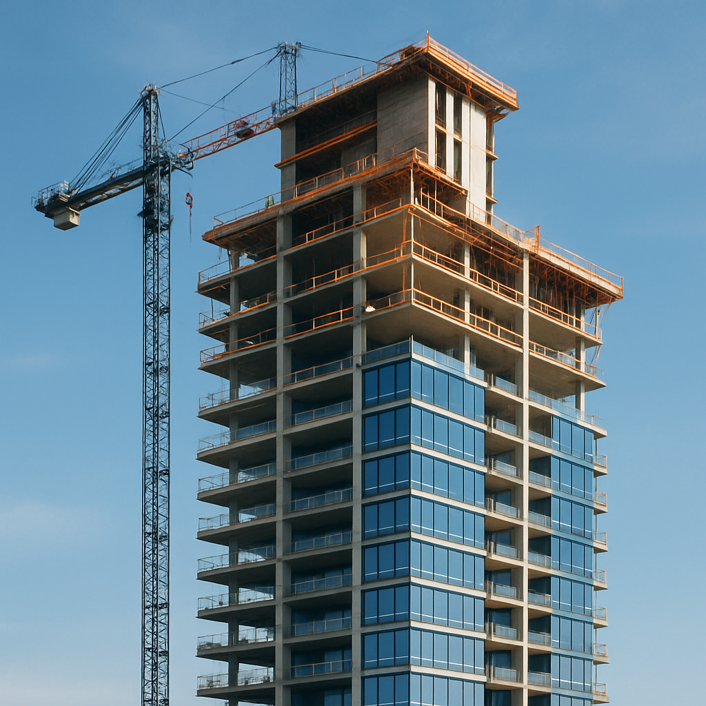 Hình ảnh công trình xây dựng hiện đại