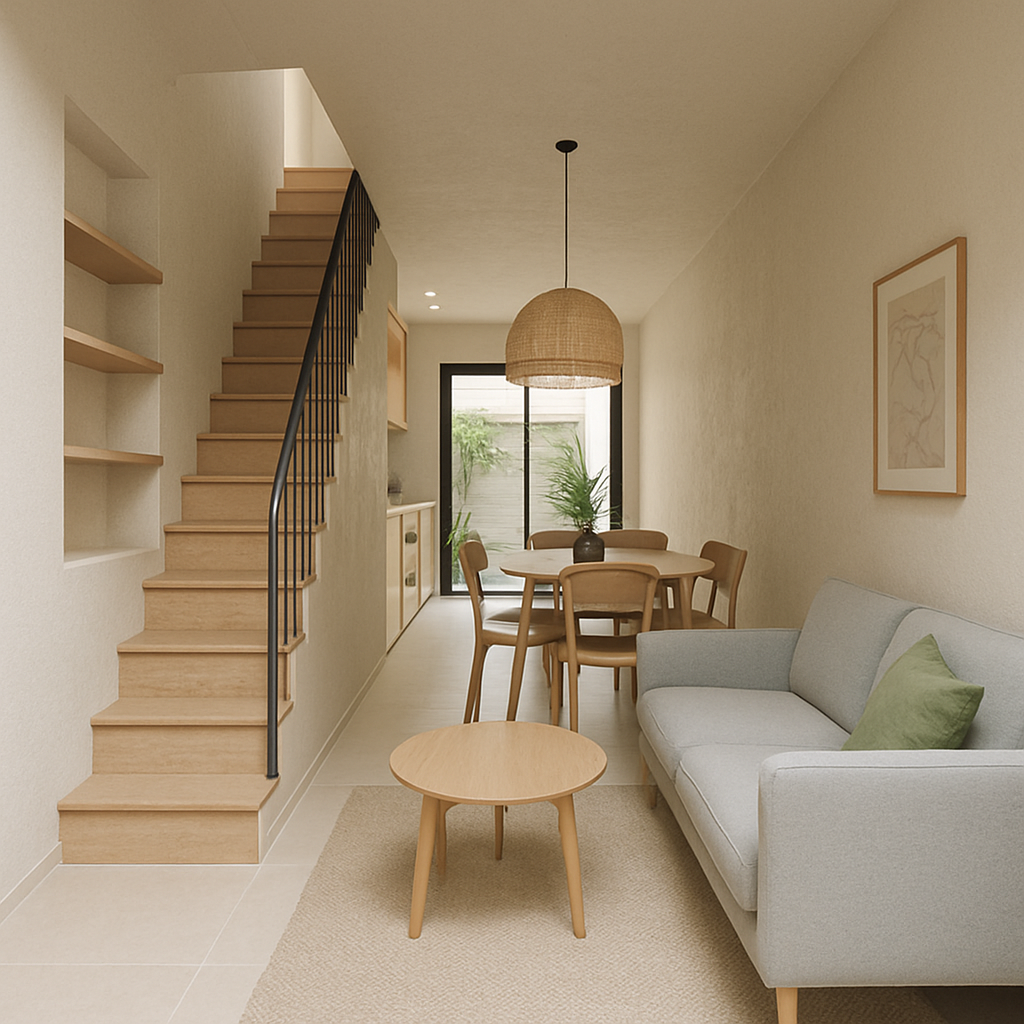 Interior design of a 5x14 house