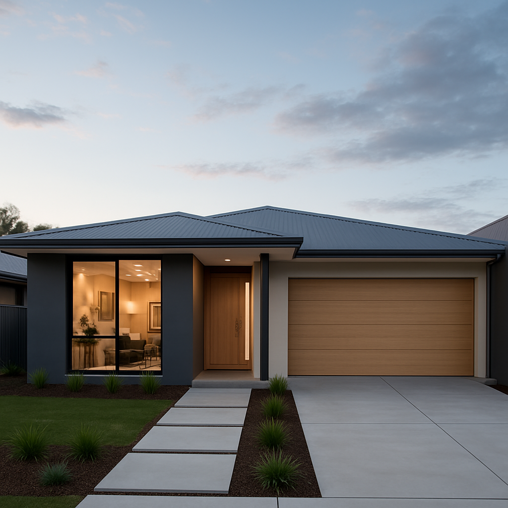 Modern single-story house design