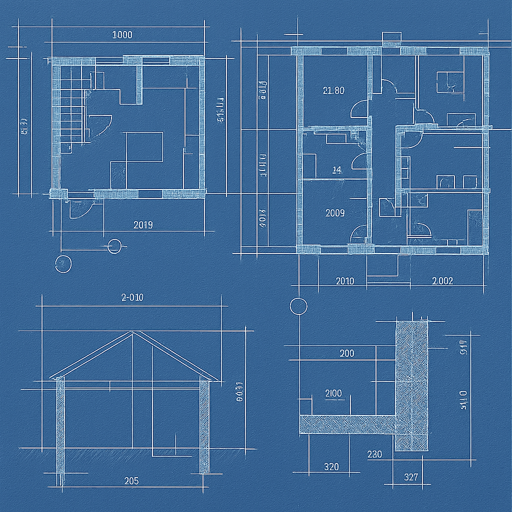 Blueprints and architectural plans