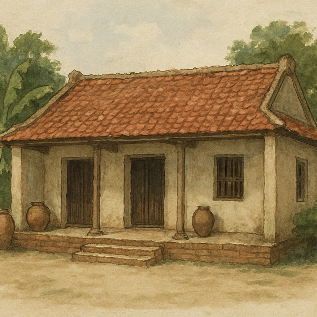 Thiết kế nhà cấp 4 truyền thống