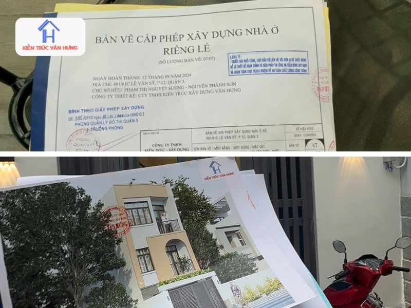 Bản vẽ xin phép cần phải có đầy đủ các yếu tố