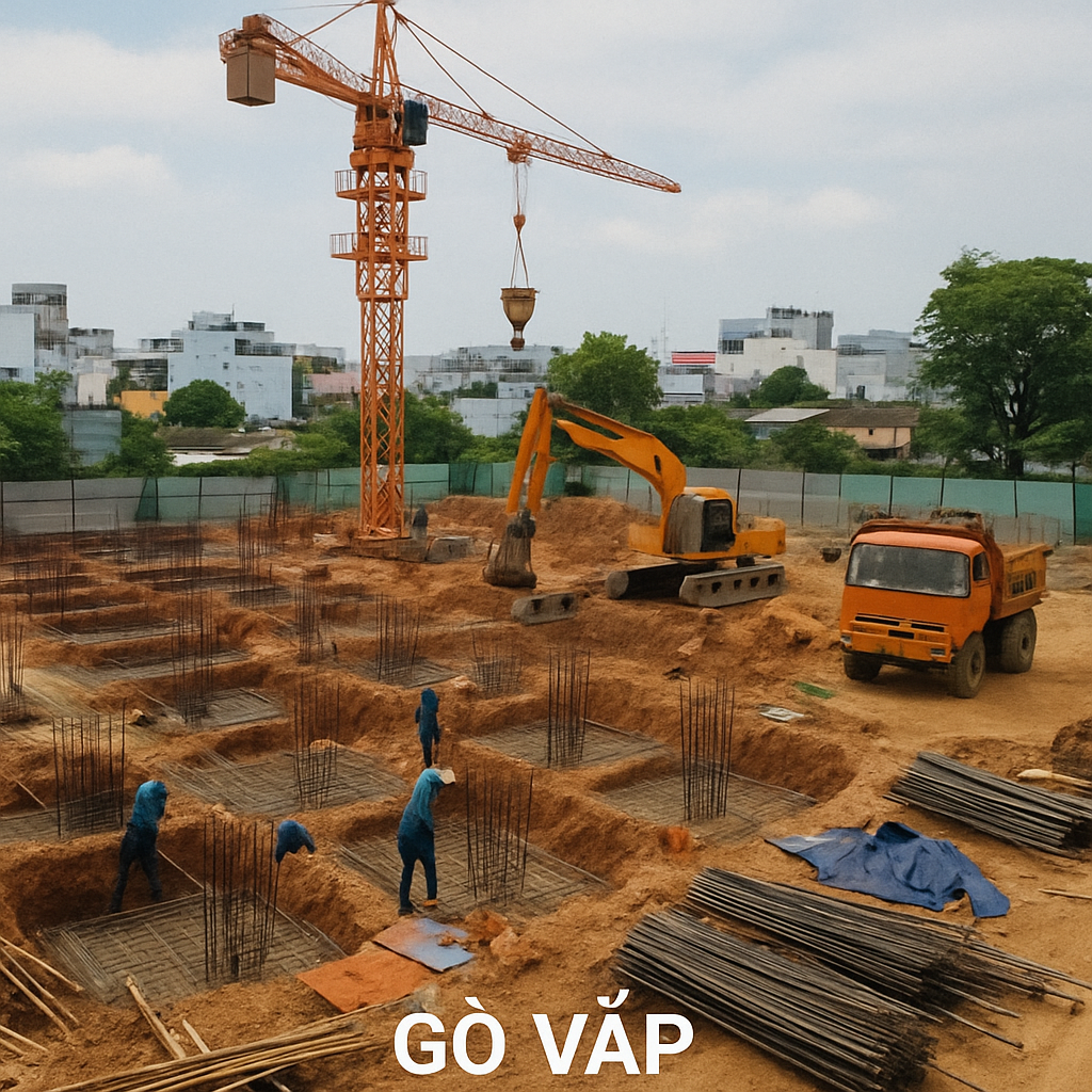 Construction site in Gò Vấp
