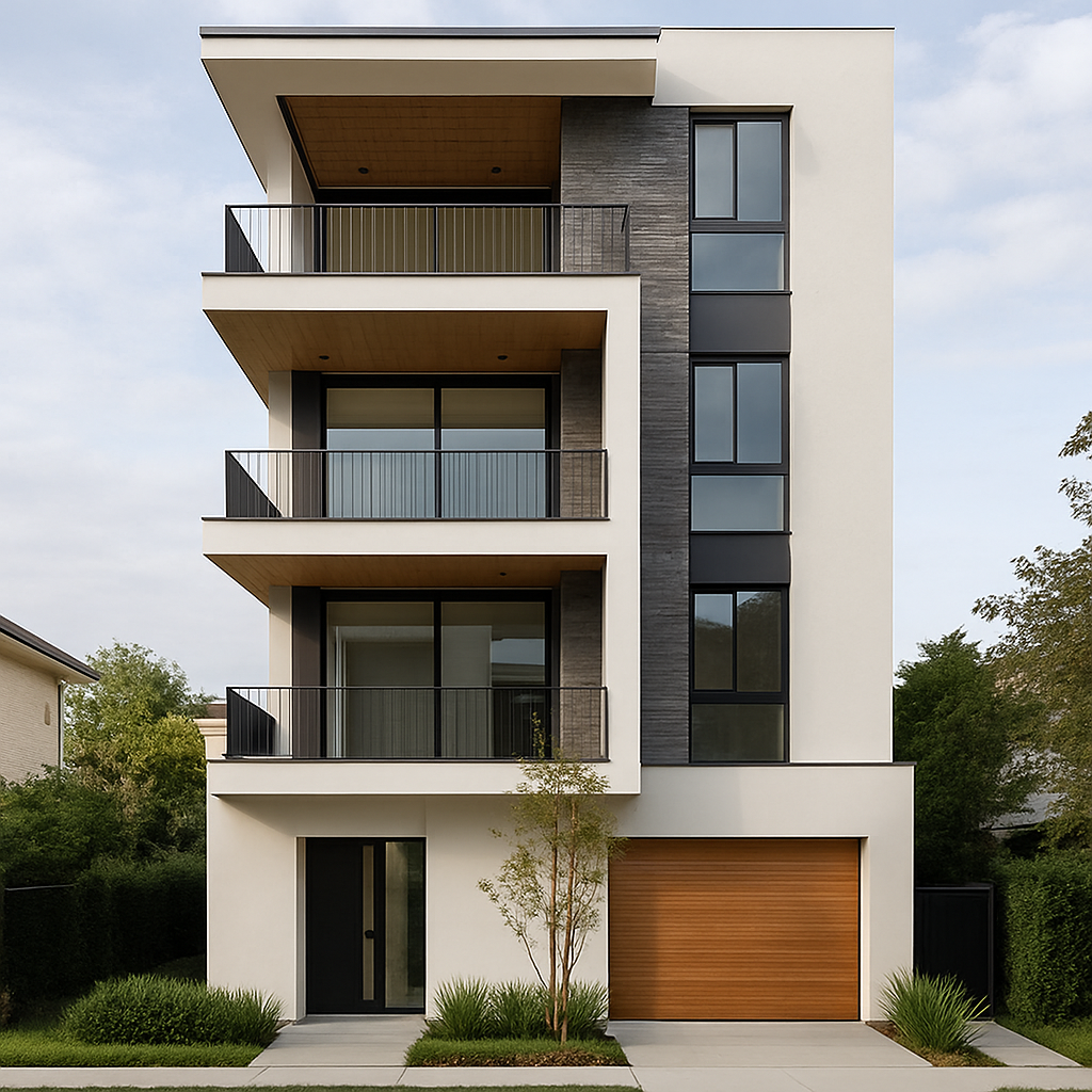 MẪU NHÀ 4 TẦNG 5X15