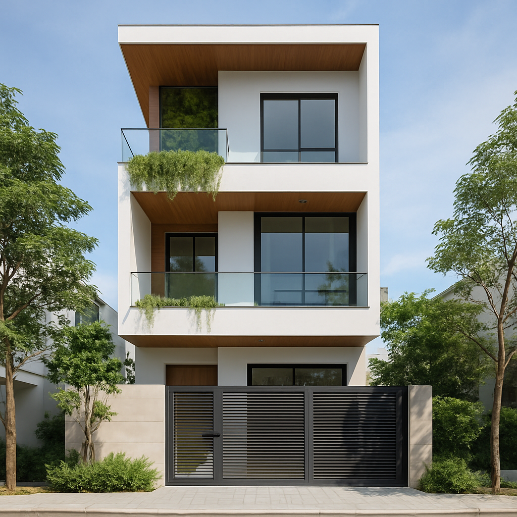 Thiết kế nhà hiện đại tại Quận 7