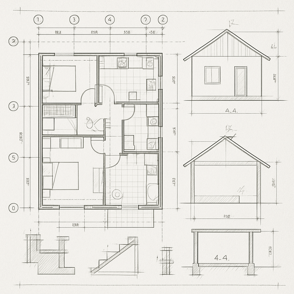Bản vẽ kiến trúc chi tiết