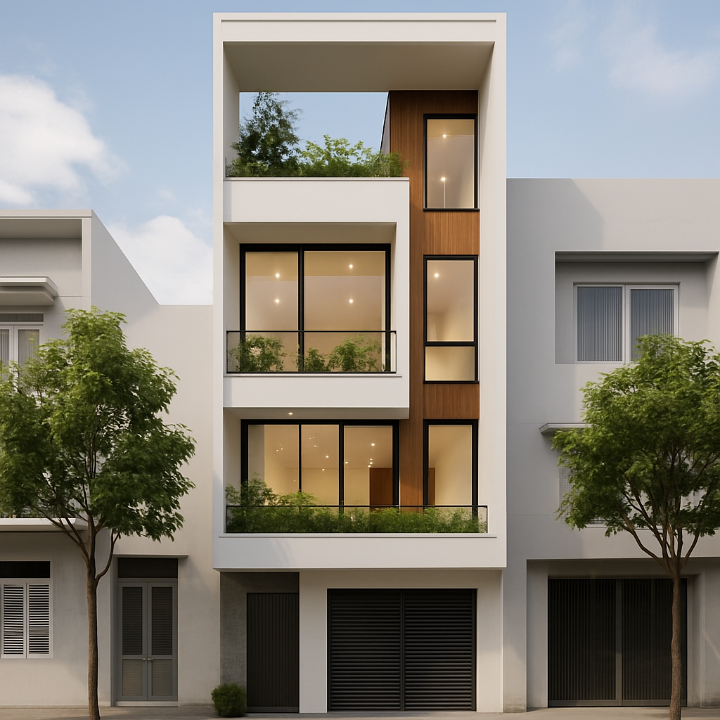 Kiến trúc nhà phố hiện đại