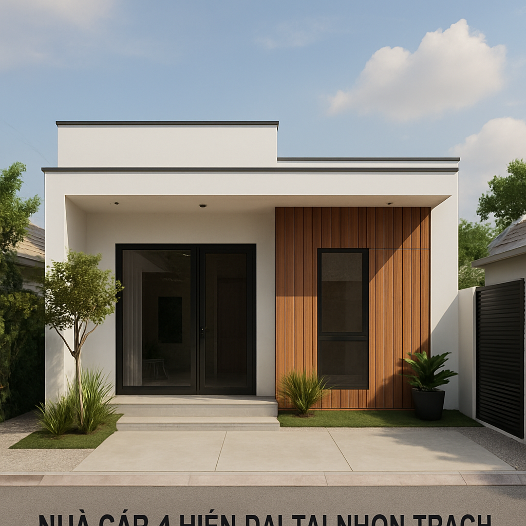 Nhà cấp 4 hiện đại tại Nhơn Trạch