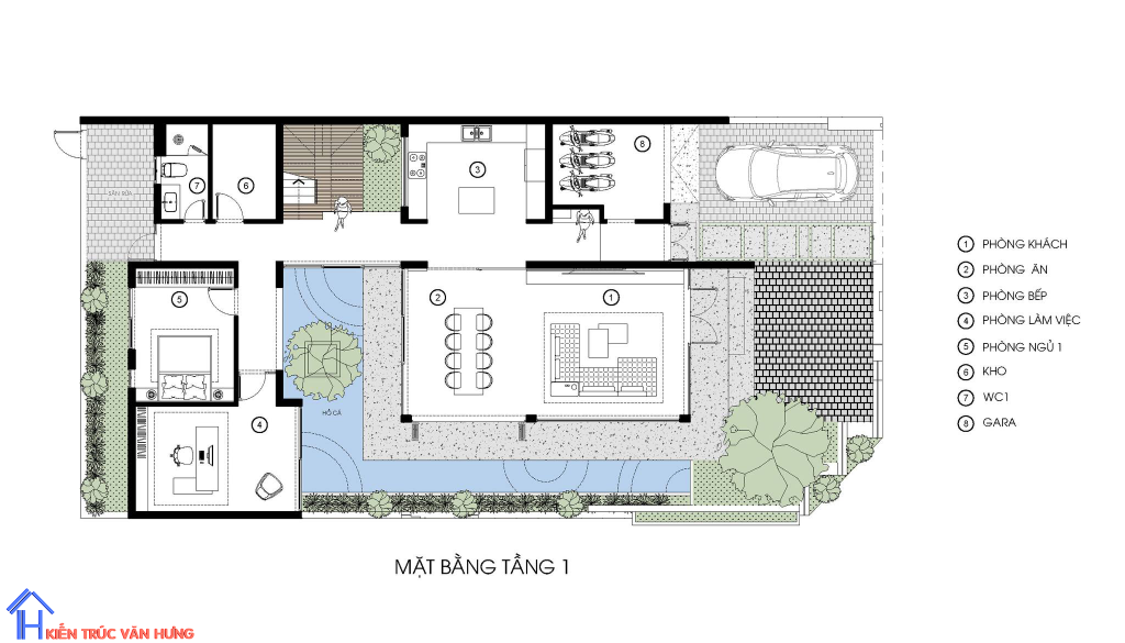 MẪU NHÀ 3 TẦNG 12X25