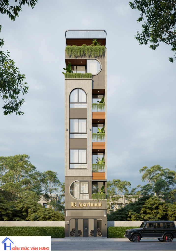 Mẫu Nhà 5 Tầng 5x16