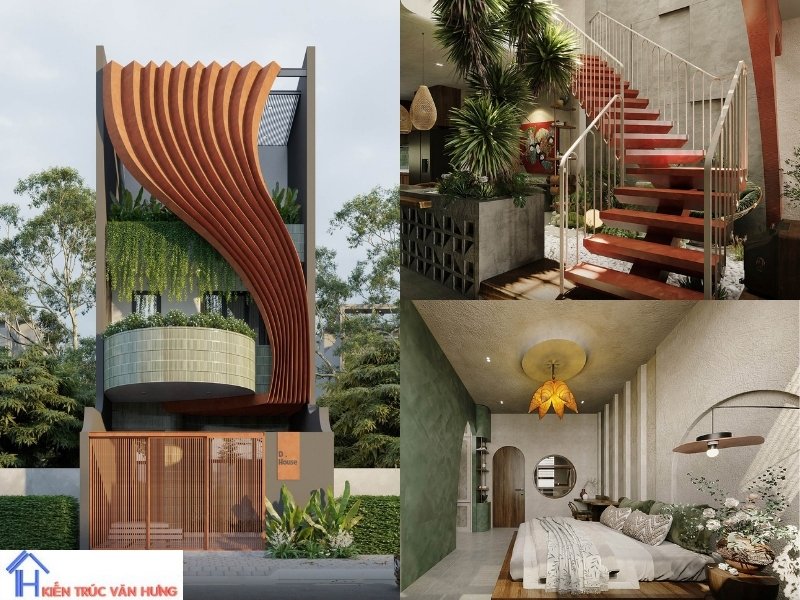 Nhà ở dân dụng 2 - 4 tầng theo phong cách hiện đại tối giản tại các khu dân cư nội thành