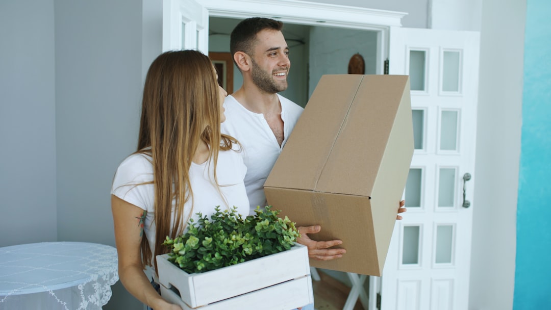 Happy homeowners