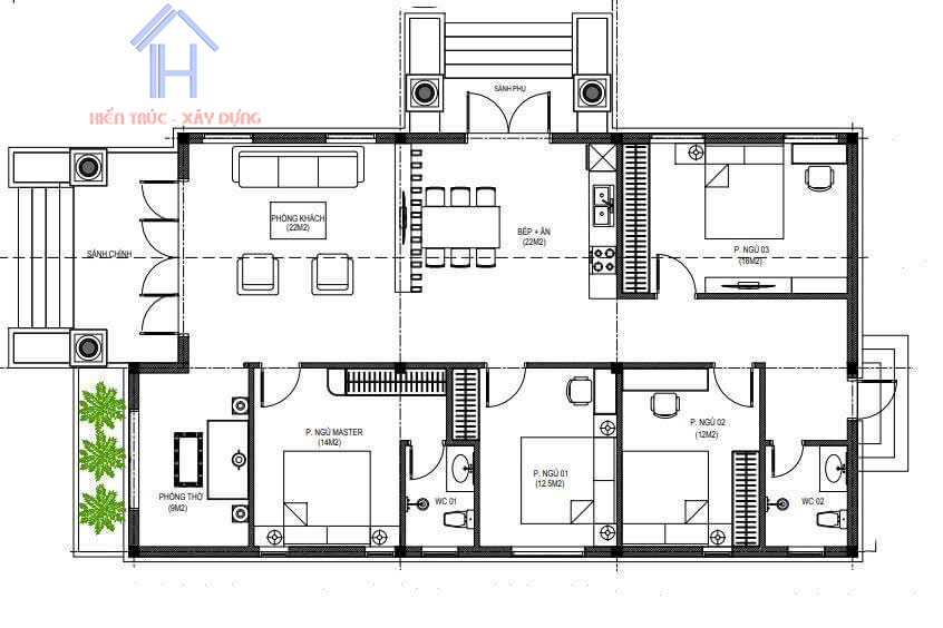 giá xây nhà trọn gói hóc môn