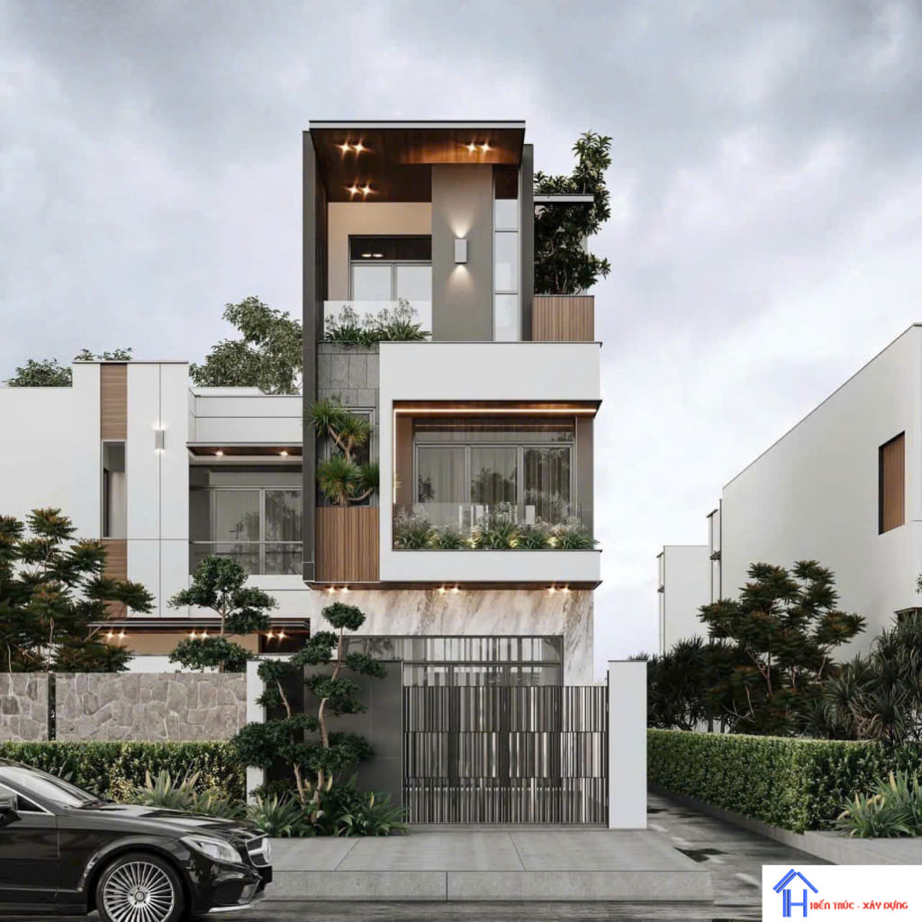 THIẾT KẾ NHÀ PHỐ 3 TẦNG