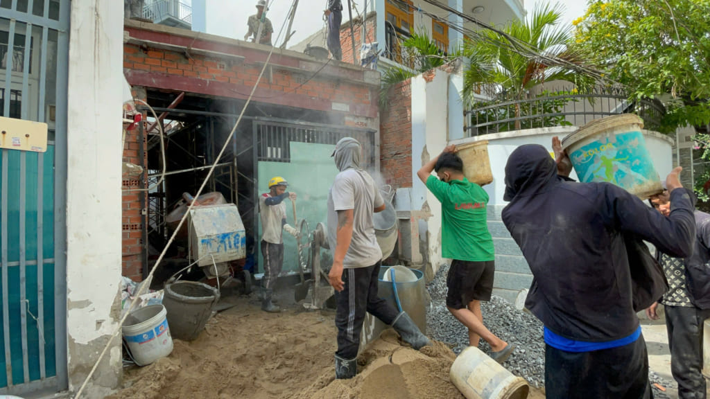 nâng tầng nhà ở Biên Hòa 