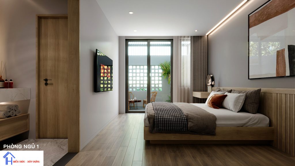 Thiết kế nhà mái Nhật ở Phan Rang