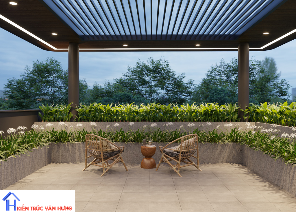 Thiết kế nhà mái Thái – mái Nhật ở Nha Trang