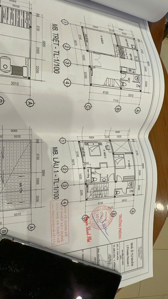 Xin phép xây dựng phường Trấn Biên