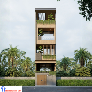 Thiết Kế Nhà 4 Tầng Mặt Tiền 4m, 5m, 6m, 7m, 8m