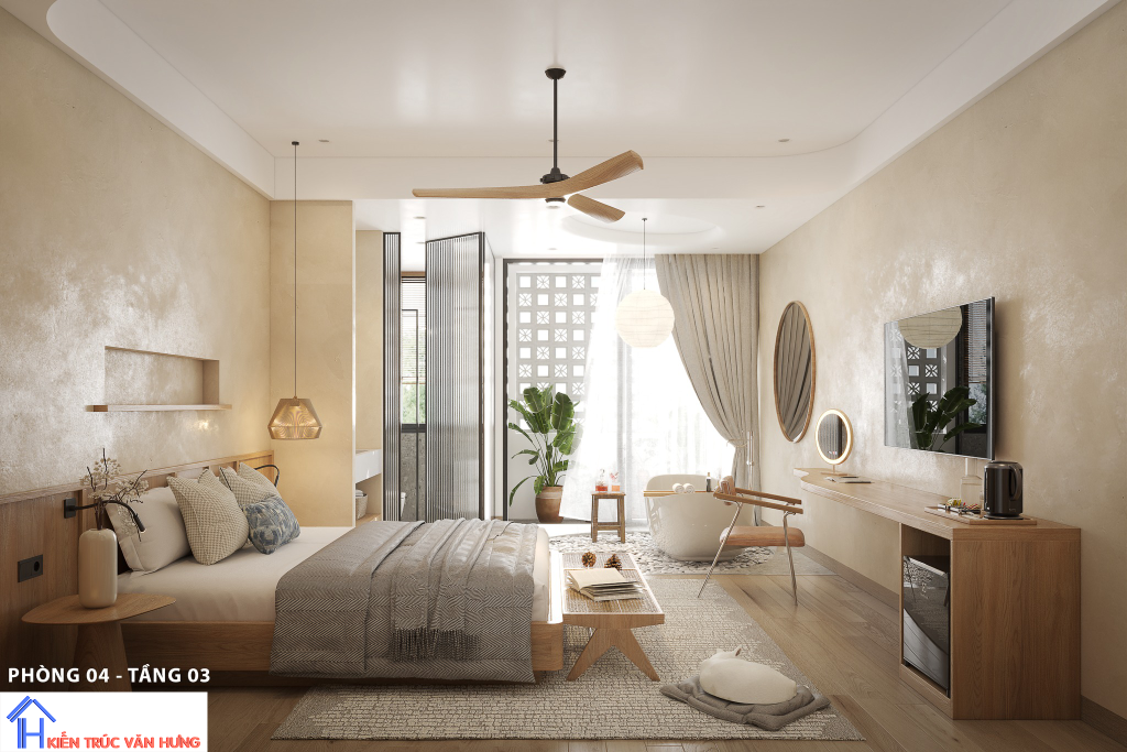 Thiết Kế Nhà 4 Tầng Mặt Tiền 5m