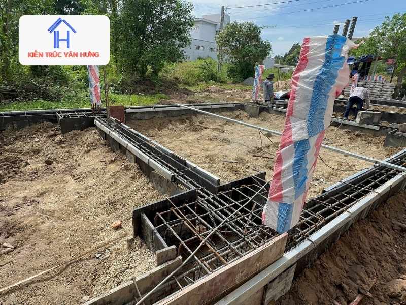 Thi công từng phần thô của ngôi nhà