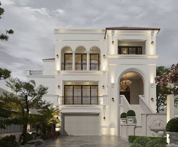 Tìm hiểu về các mẫu biệt thự tân cổ điển 3 tầng kiểu pháp đẹp đẳng cấp