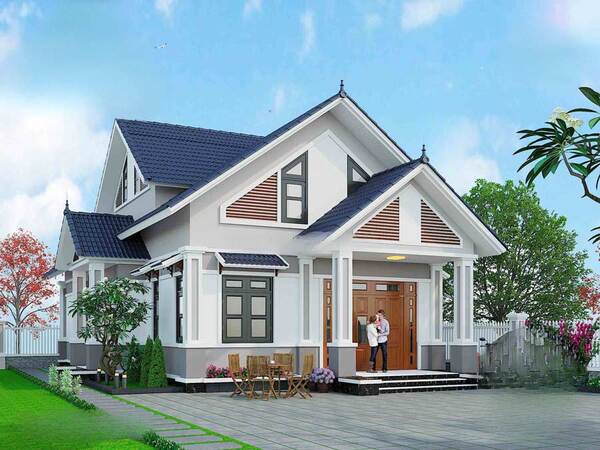 Mẫu biệt thự nghỉ dưỡng gần gũi thiên nhiên