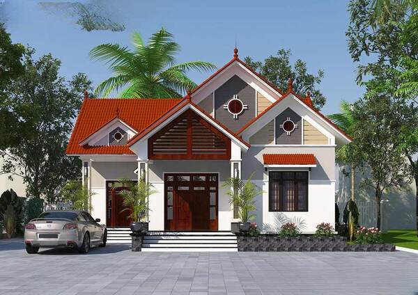 Mẫu nhà 4 phòng ngủ phù hợp với gia đình nhiều thế hệ cùng sinh sống