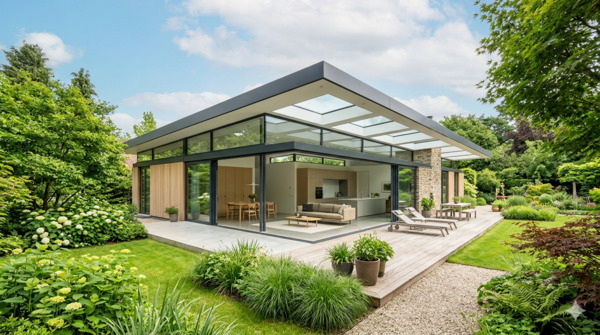 Mẫu biệt thự vườn 1 tầng tối ưu ánh sáng tự nhiên