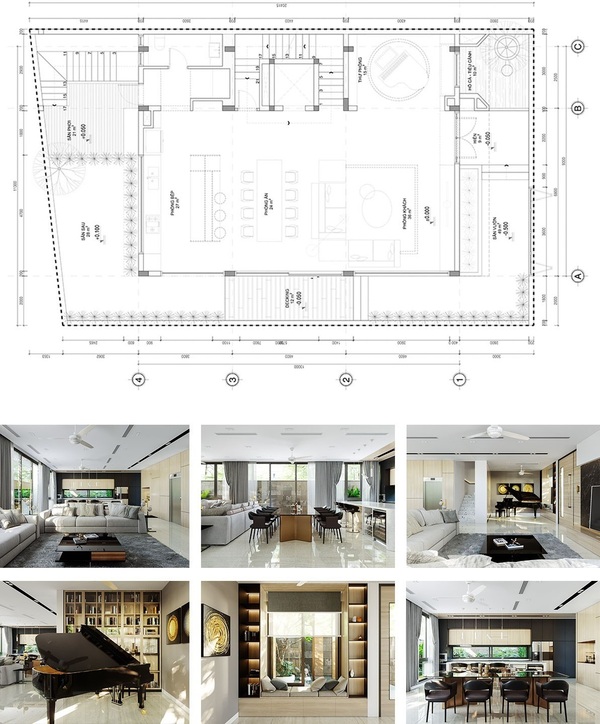 Kiến Trúc Văn Hưng - Đơn vị thiết kế mặt bằng biệt thự 1 tầng uy tín tại HCM
