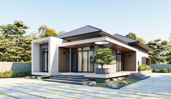 Kiến Trúc Văn Hưng - Đơn vị thiết kế, thi công biệt thự 1 tầng uy tín hàng đầu