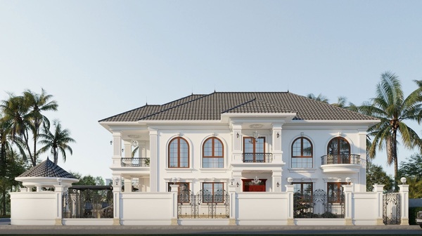 Ngân sách cao gia chủ có thể làm mái Mansard chuẩn Pháp