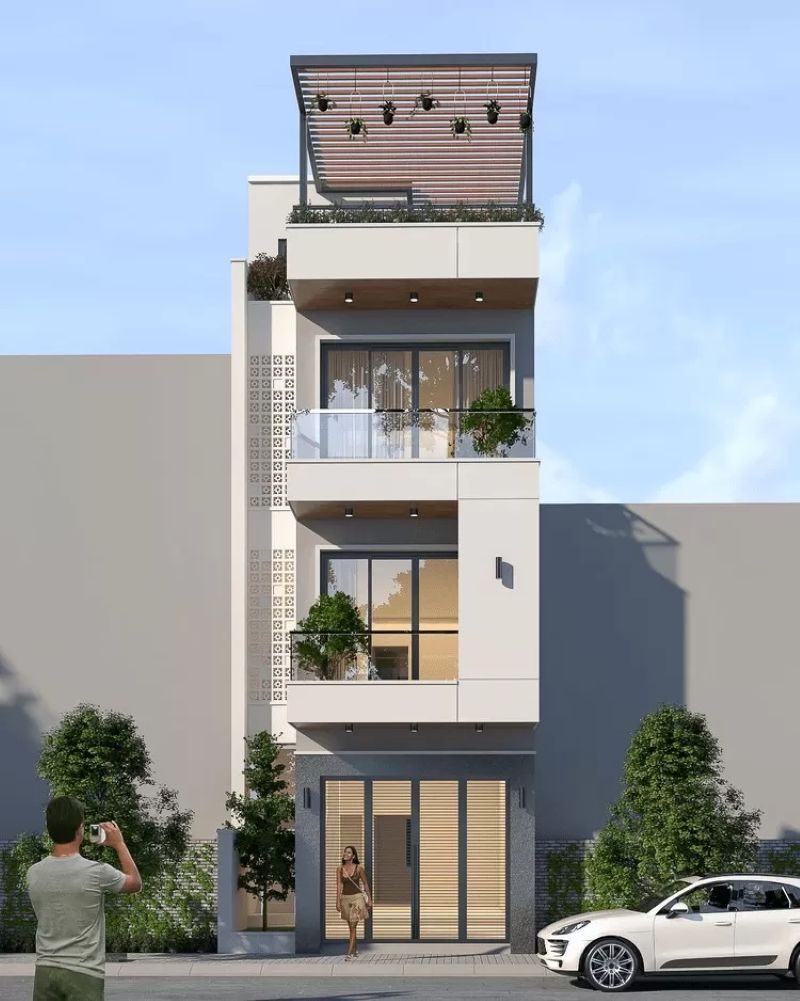 Lý do nên chọn mẫu nhà phố 3 tầng 5x16m