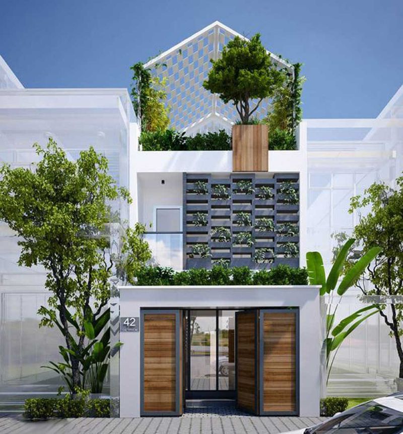 Nhà phố 3 tầng có gara ô tô tiện lợi