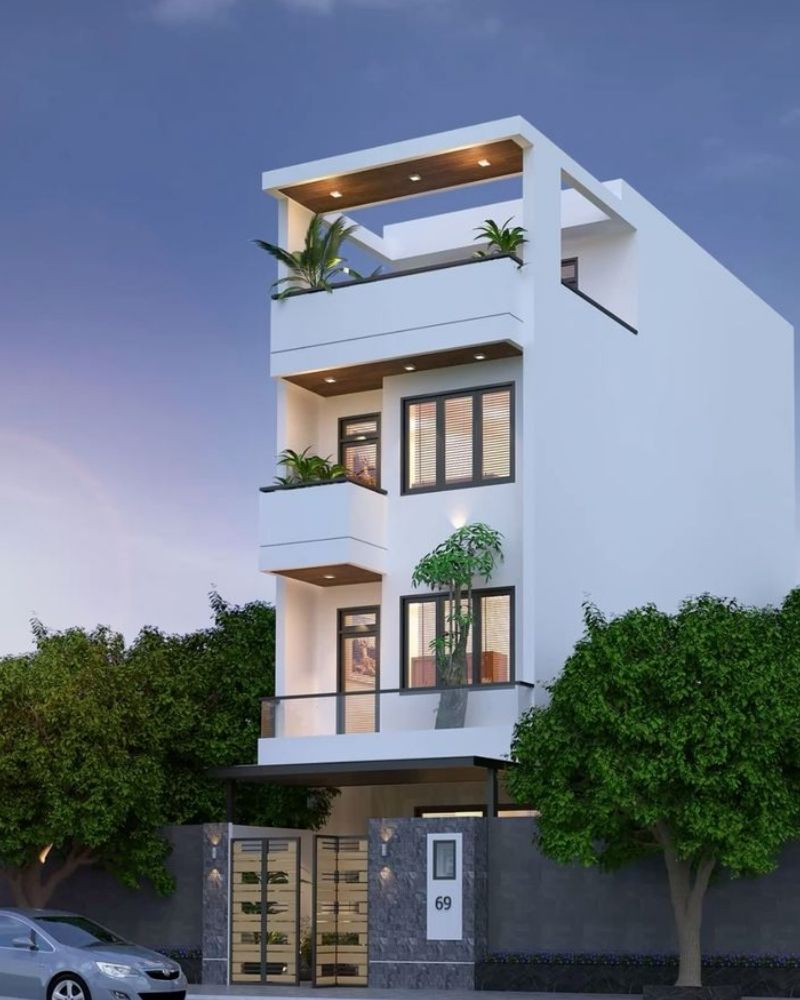 Đặc điểm của nhà phố 3 tầng có 1 tum