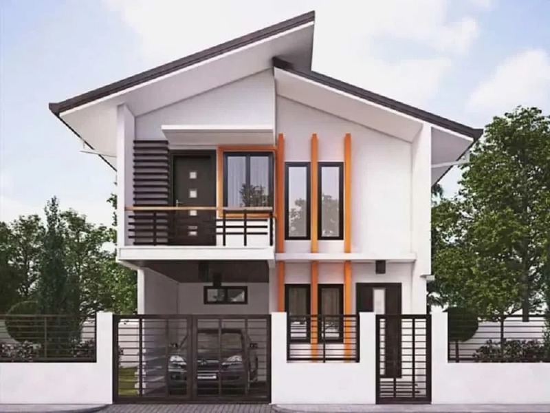 Diện tích rộng gia chủ nên chọn mái lệch có thể tạo điểm nhấn tốt hơn